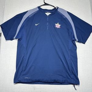Nike 2011 Texas League All Star Game Baseball Blue Field Shirt Mens XL Storm Fit